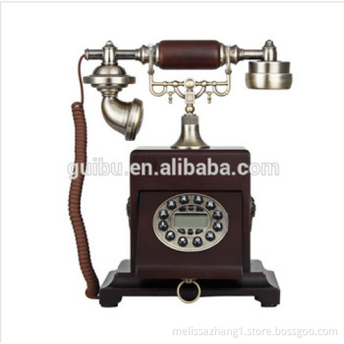 2015 China Promotional Antique Wooden Box Telephone